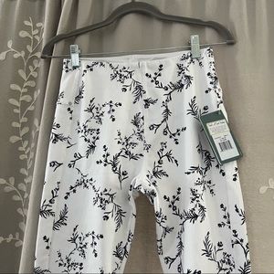 LYSSE White and Black Black Leggings Size S NWT